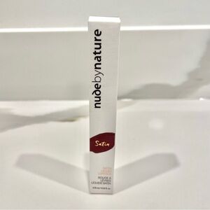 NEW Nude By Nature Satin Liquid Lipstick (09 Rich Plum)